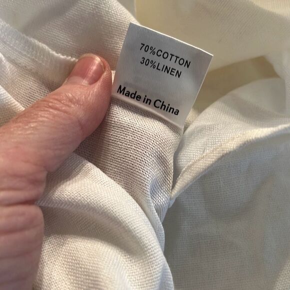 Princess Polly LINCOLN MAXI DRESS WHITE Linen Nwot Size 6 - Picture 8 of 11